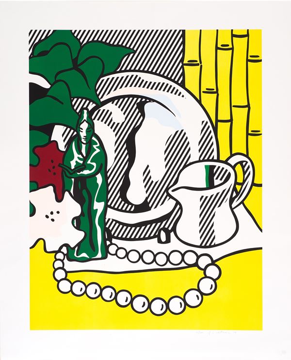 Roy Lichtenstein (1923-1997) - Still Life with Figurine, from Six Still Lifes (C. 128)