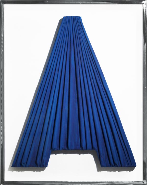 Umberto Mariani : Taghelmoust  (2001)  - Bent lead in glass case - Auction Modern and Contemporary Art - Blindarte Casa d'Aste
