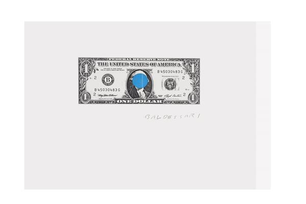 John Baldessari (1931-2020) - Senza titolo (un dollaro)