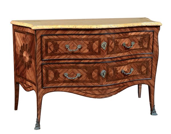 Napoli, met&#224; XVIII secolo - Commode Luigi XV
