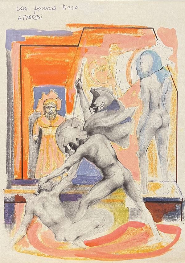 Ugo Attardi - Con ferocia pizzo