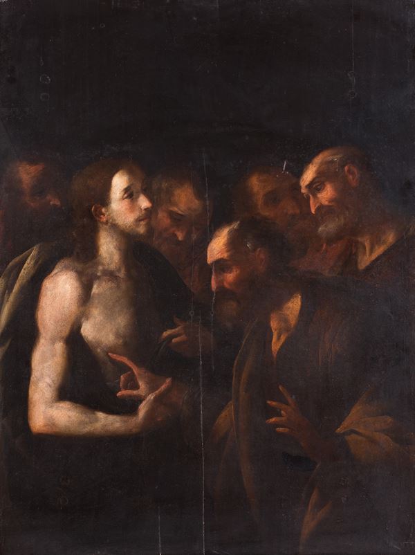 attribuito a Luigi Rodriguez, detto Loise il Siciliano - Incredulità di San Tommaso