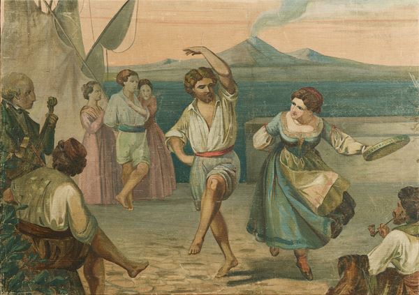 Scuola meridionale, fine XIX secolo - Tarantella