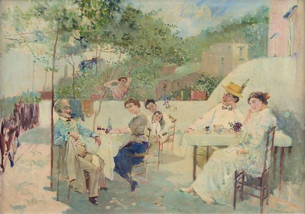 Francesco Cangiullo - Scena conviviale