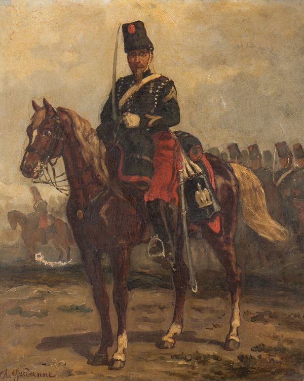 Auguste Gardanne - Uomo a cavallo