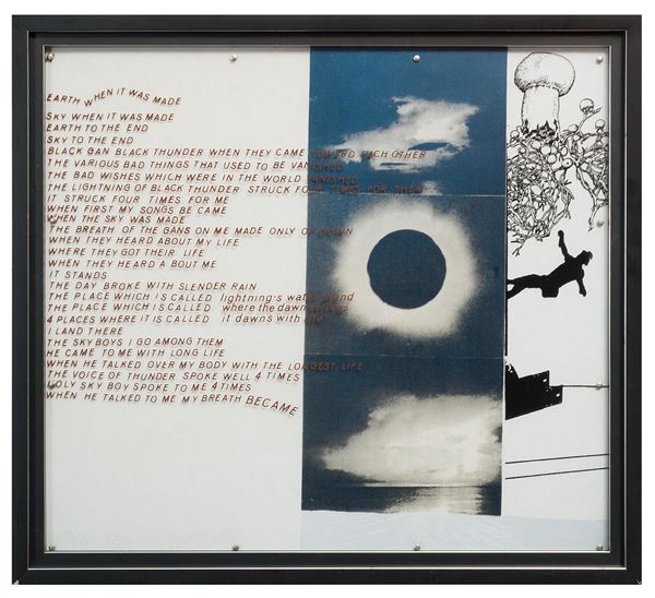 Robert  Rauschenberg : Earth when it was made  (1971)  - Serigrafia su plexiglas - Asta Grafiche e Multipli - Blindarte Casa d'Aste