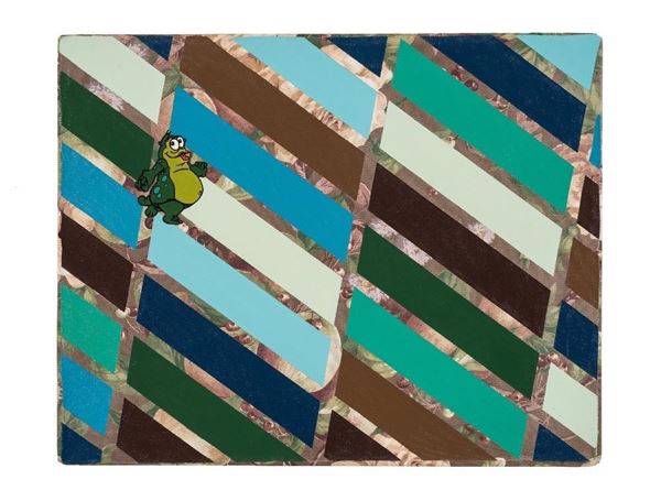 Patrick Hamilton : MCP152  (2005)  - Oil an mixed media on cloth -  BUY NOW - Contemporary Art + - Blindarte Casa d'Aste