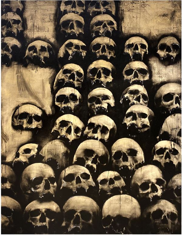 Federico Guida : Gemma Latente  (1998)  - Olio su tela - Asta Arte Moderna e Contemporanea - Blindarte Casa d'Aste