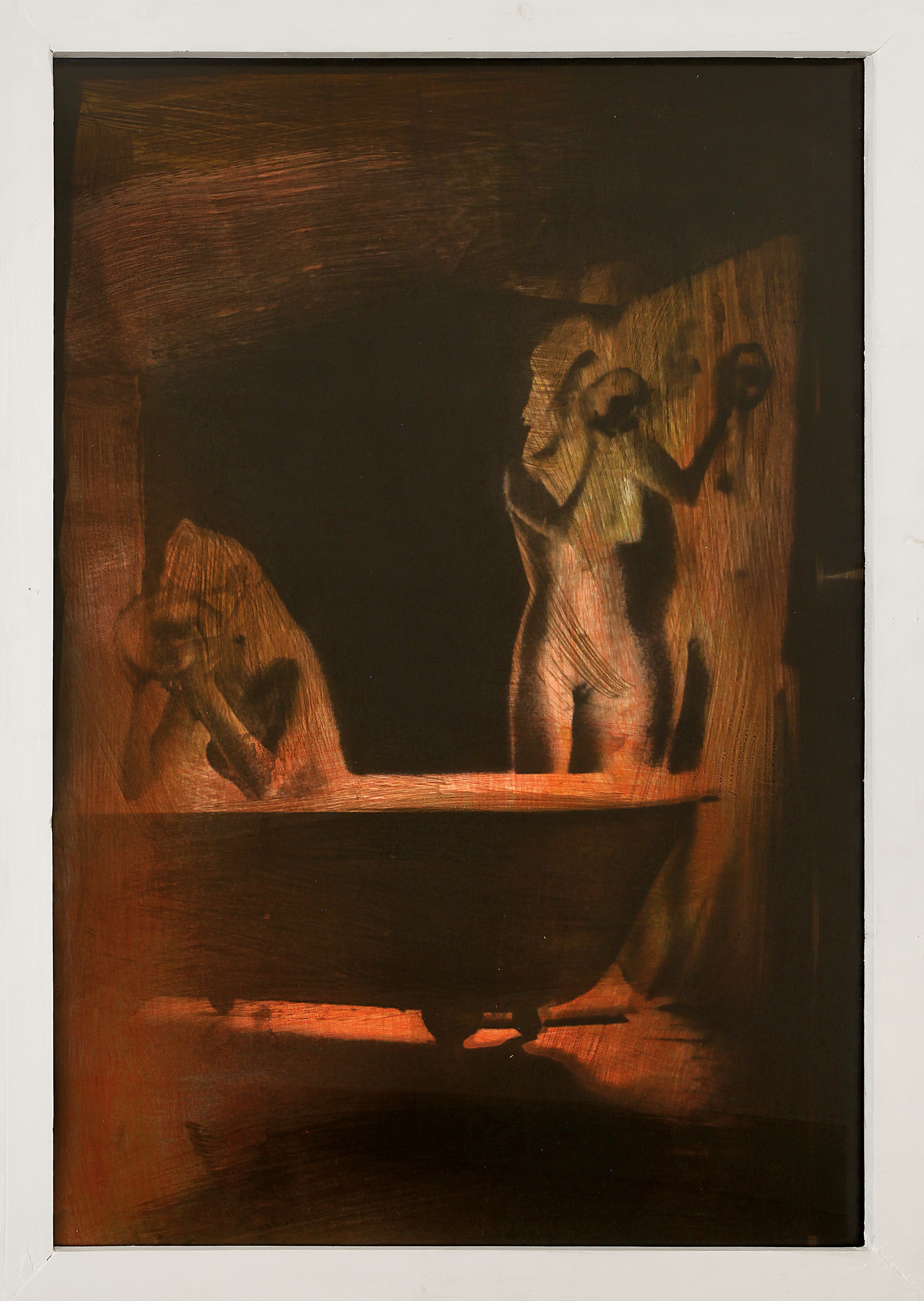 Grazia Azzali - Il bagno - Foto virata