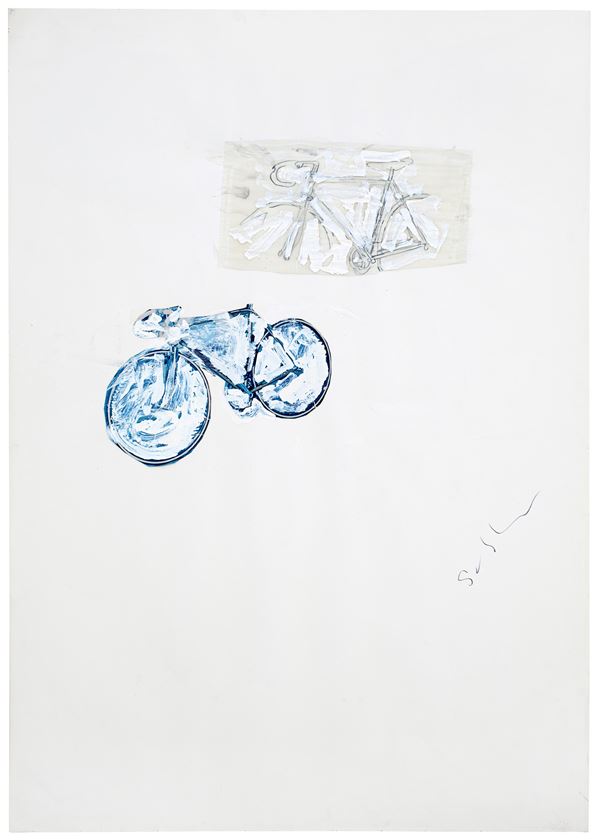 Mario Schifano - Due bici