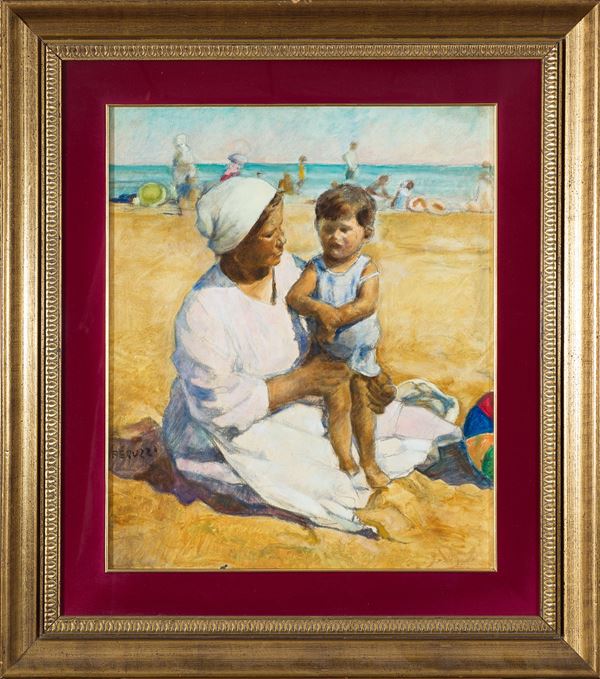 Cesare  Peruzzi (Montelupone, 1894 - Recanati, 1995) - Il primo sole