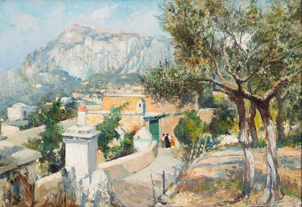 Attilio  Pratella (Lugo, 1856 - Napoli, 1949) - Capri