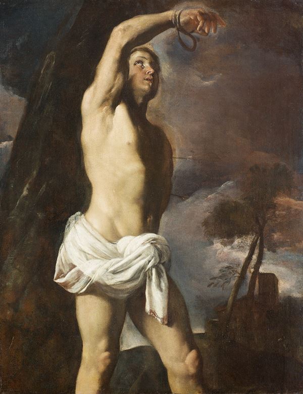 Scuola emiliana, met&#224; del XVII secolo - San Sebastiano