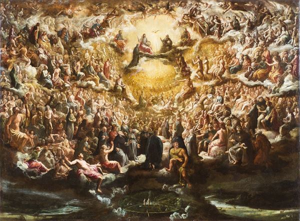 Cornelio Brusco (attivo a Napoli dal 1605 al 1635) - Paradiso