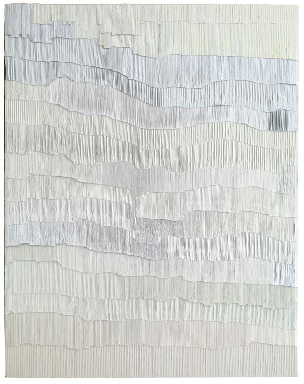 Jurgen Ots : Periaqueductal  (2014)  - Tecnica mista su pannello - Asta Arte Moderna e Contemporanea - Blindarte Casa d'Aste
