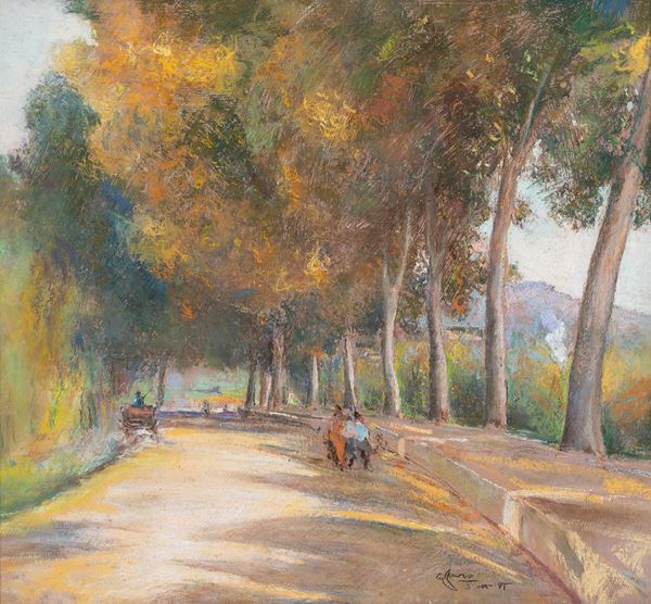 Giuseppe Casciaro (Ortelle,  1863 - Napoli, 1941) - Raggi di sole