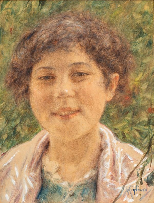 Vincenzo Migliaro - Volto di bambina
