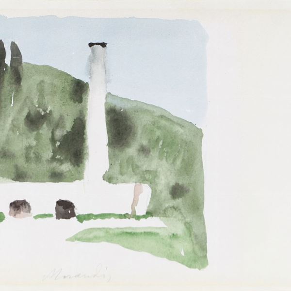 Giorgio Morandi - Paesaggio (Levico)