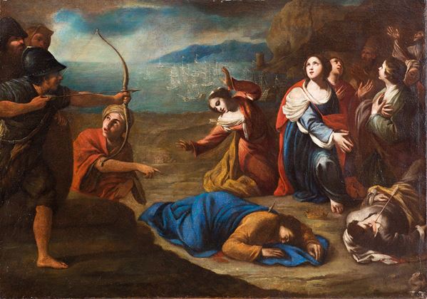 Massimo Stanzione (Napoli, 1585 - 1656) - Martirio di Sant'Orsola