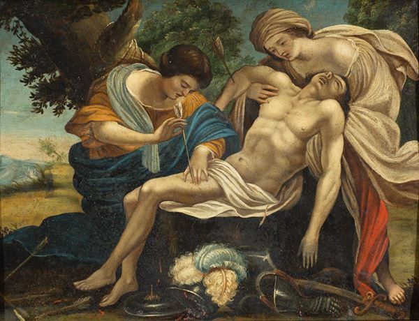 Scuola marchigiana, prima met&#224; XVIII secolo - San Sebastiano curato da Irene
