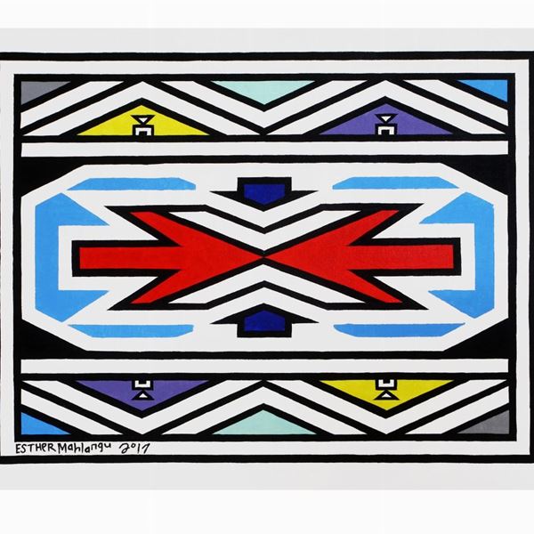 Esther Mahlangu - Abstract
