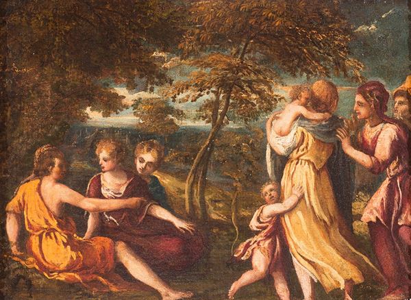 Ippolito Scarsella, detto Lo Scarsellino - Scena mitologica