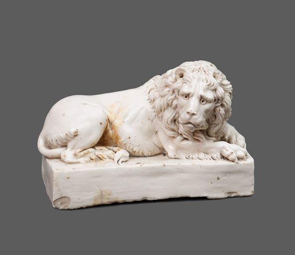 attribuito a  Francesco Gallo (attivo a Napoli nel XVIII scolo) - Leone