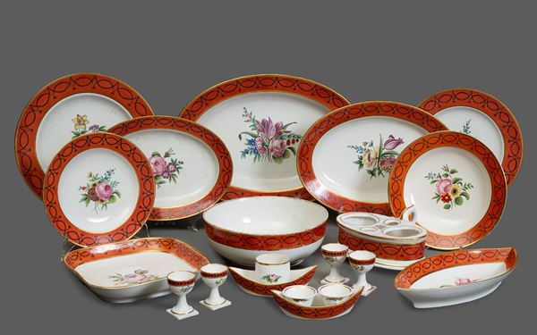 Napoli, 1810 ca - Importante servizio Poulard Prad (parte di)