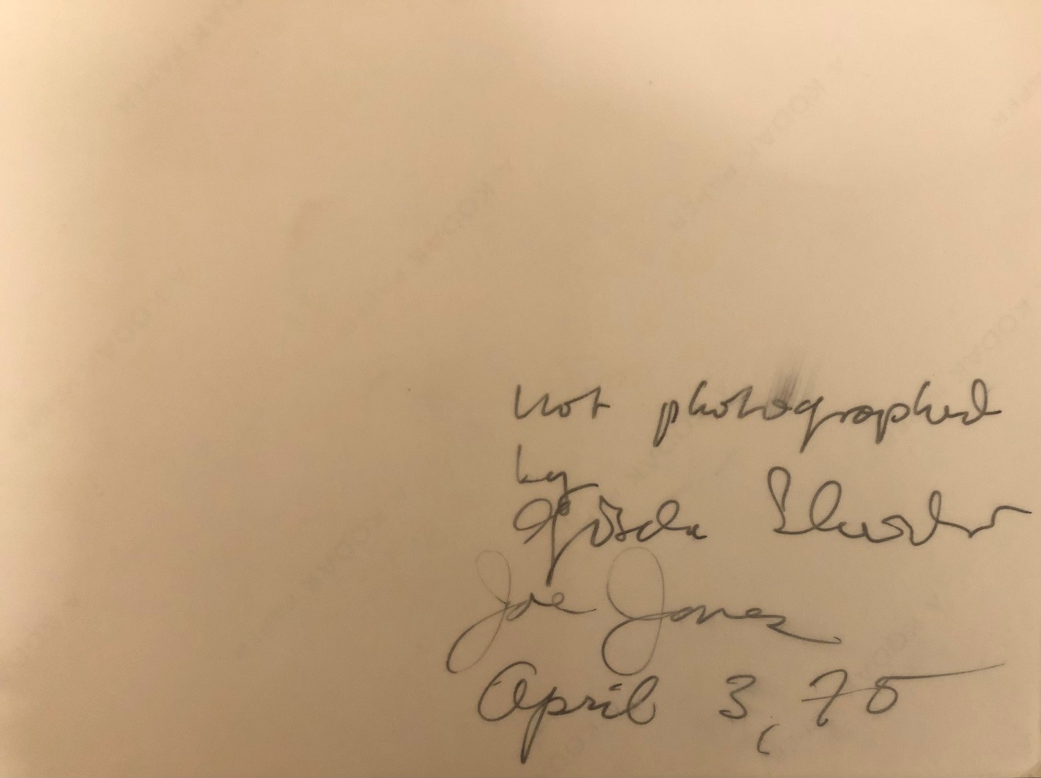 Lotto unico composto da n. 4 fotografie b/n