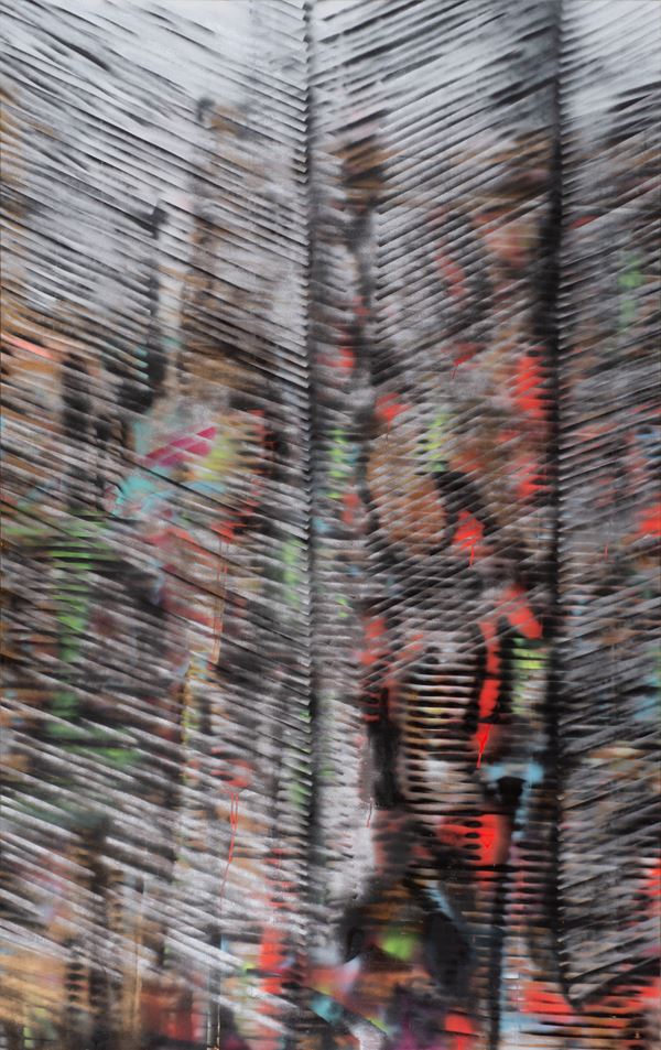 Martin  Soto Climent : Window #4  - Acrylic and enamel on jute canvas - Auction Modern and Contemporary Art - Blindarte Casa d'Aste