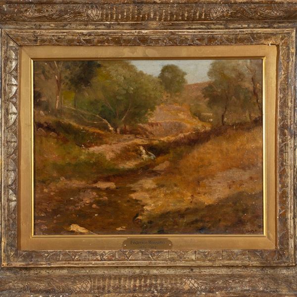 Federico  Rossano (Napoli, 1835 -1912) - Bosco