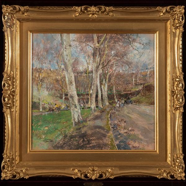 Giuseppe Casciaro (Ortelle,  1863 - Napoli, 1941) - Villa Floridiana