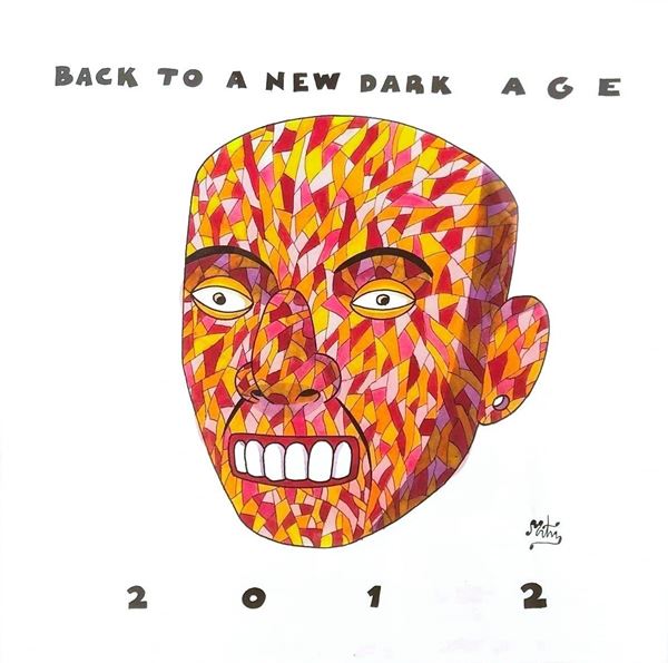 Miguel Angel Martin : Back to a new dark age  (2012)  - Watercolor on paper - Auction + Contemporary Art - Blindarte Casa d'Aste