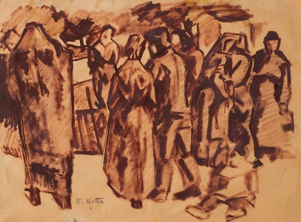 Emilio Notte - Paesani (o paesani al mercato)