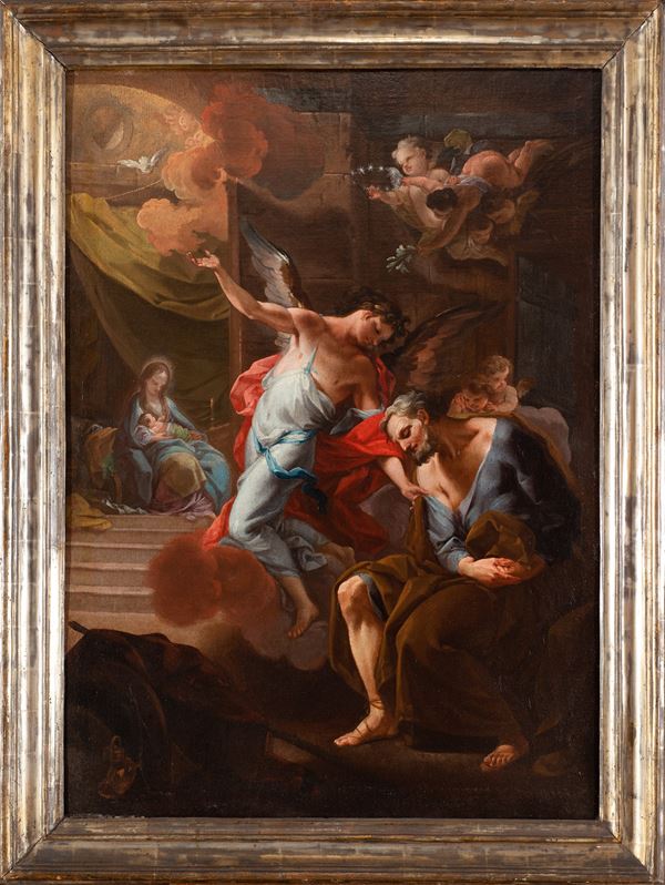 Corrado Giaquinto (Molfetta, 1703 &#8211; Napoli, 1766) - Sogno di San Giuseppe