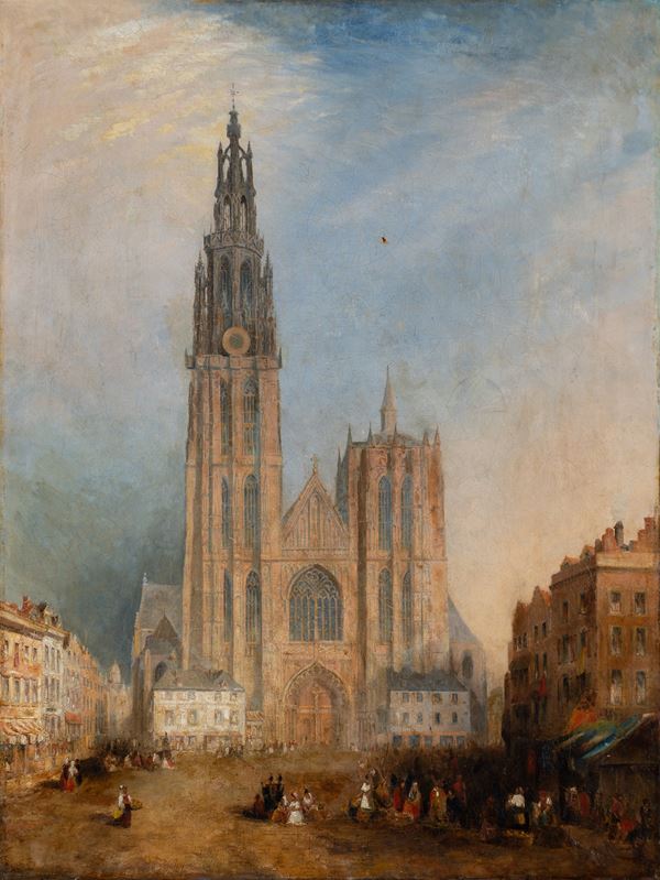 David Roberts (Stockbridge 1796- Londra 1864) -  Antwerp Cathedral