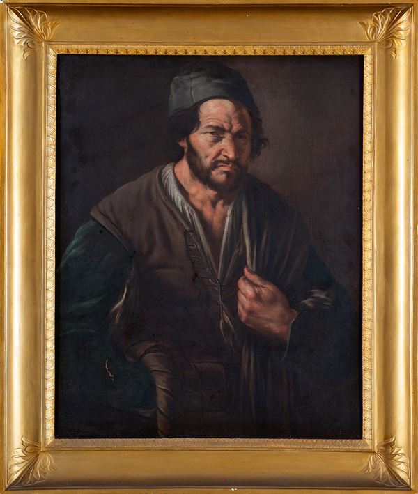 Salvator Rosa (Napoli 1615 - Roma 1673) - Ritratto virile