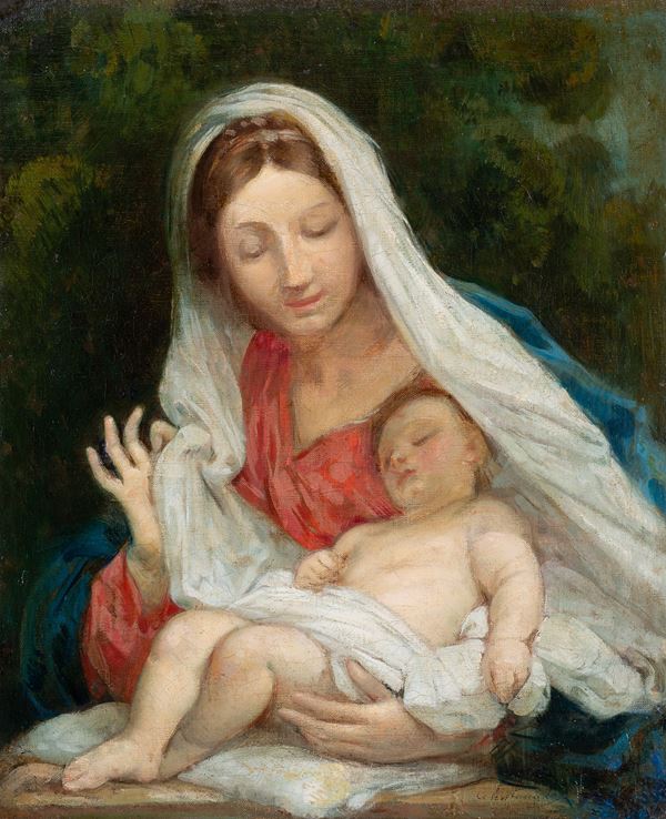 Bernardo Celentano - Madonna con bambino