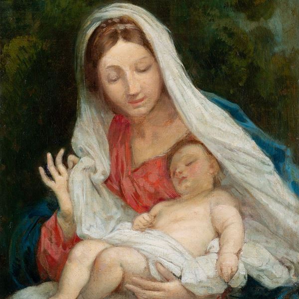 Bernardo Celentano - Madonna con bambino