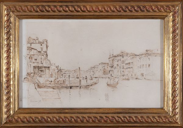 Raphael Senet P&#233;rez (1856- 1926,Seville ) - Veduta di Venezia