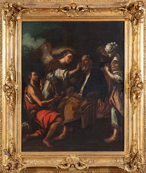 Tobia guarisce il padre cieco