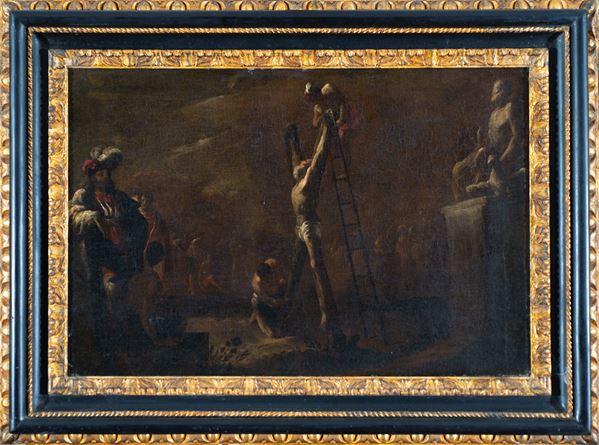 Johann Heinrich  Sch&#246;nfeld (Biberach 1609 - Augusta 1682 o 1683) - Martirio di Sant'Andrea