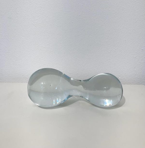 Ermanno Nason : Forma astratta (P.A. Arp)  (Eseguito nel 1969)  - Scultura in vetro - Asta GIOIELLI, OROLOGI, ARTI DECORATIVE, DESIGN E ARTE ORIENTALE - Blindarte Casa d'Aste