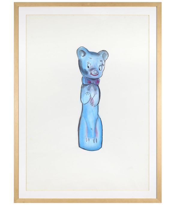 Lorenzo Scotto di Luzio : Gattino 01  (2001)  - Pastels on paper - Auction Contemporary Art + - Blindarte Casa d'Aste