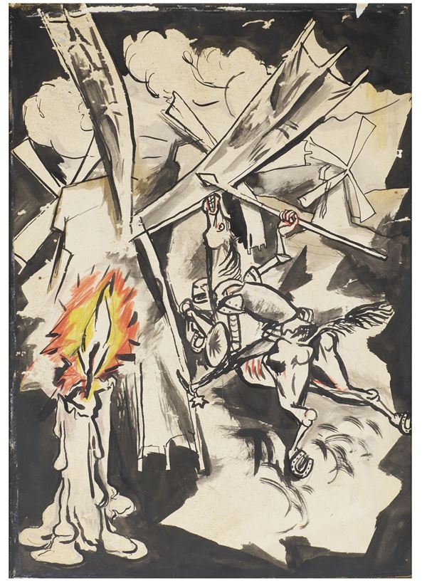 Renato Guttuso - Bozzetto teatrale