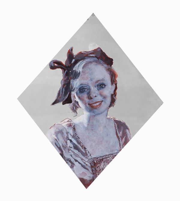 Rachel Feinstein - Girl on the stairs