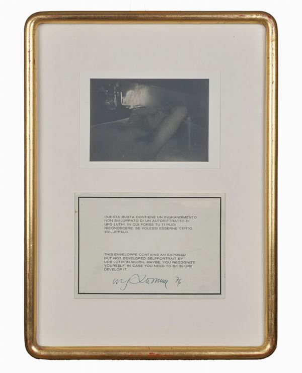 Urs L&#252;thi - Untitled (autoritratto)