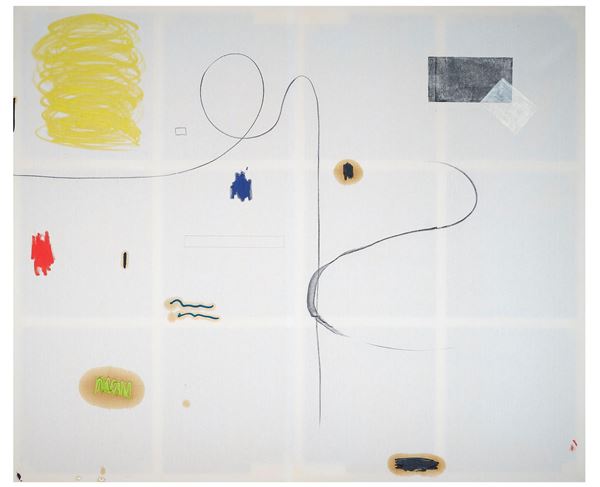 Christian  Rosa : I don't know  (2013)  - Matita, olio e carboncino su tela - Auction Asta 109 - Arte Moderna e Contemporanea - Blindarte Casa d'Aste