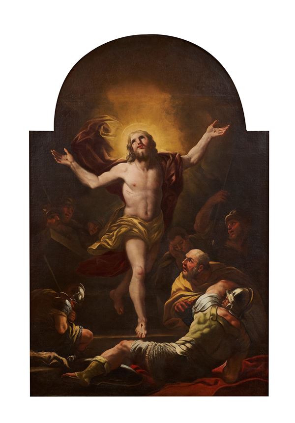 cerchia di Luca Giordano (Napoli, 1634 &#8211; 1705) - Resurrezione di Cristo