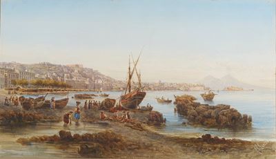 Veduta di Napoli da Mergellina